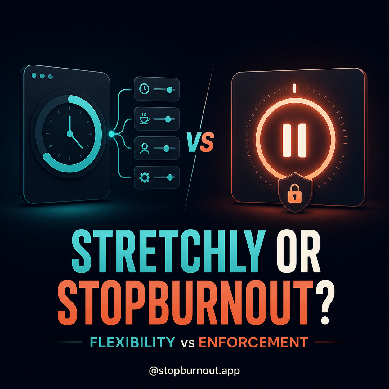 Stretchly or StopBurnout? Flexibility vs enforcement